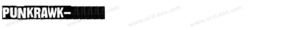 Punkrawk字体转换