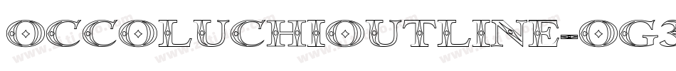 OccoluchiOutline-og3q字体转换