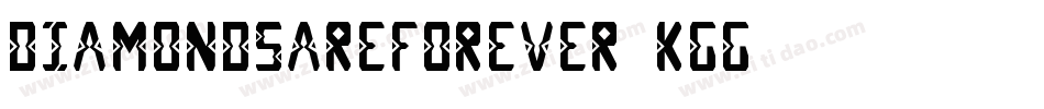 Diamondsareforever-KGg7字体转换
