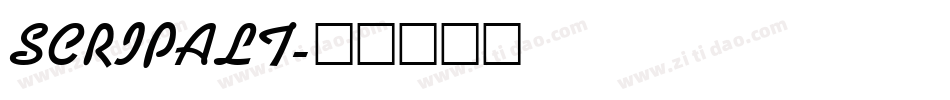 SCRIPALT字体转换