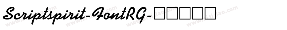 Scriptspirit-FontRG字体转换