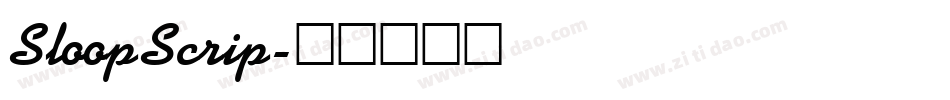 SloopScrip字体转换