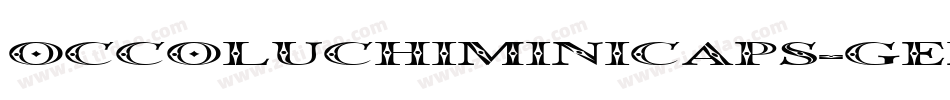 OccoluchiMinicaps-gEm3字体转换