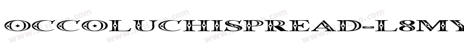 OccoluchiSpread-L8my字体转换