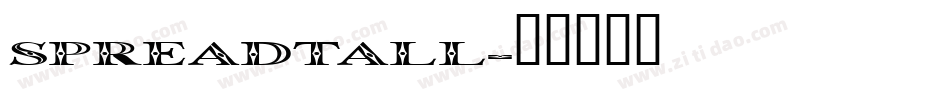 SpreadTall字体转换