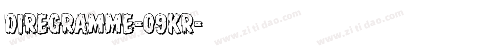 DireGramme-09KR字体转换