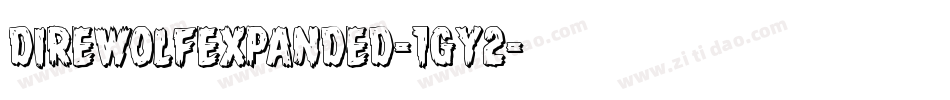 DireWolfExpanded-1gY2字体转换