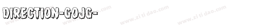 Direction-GOjg字体转换