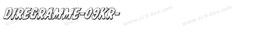 DireGramme-09KR字体转换