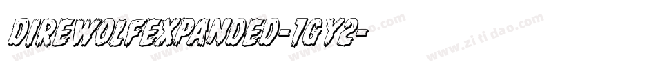 DireWolfExpanded-1gY2字体转换