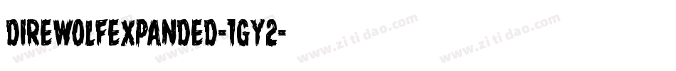 DireWolfExpanded-1gY2字体转换