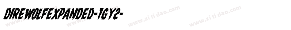 DireWolfExpanded-1gY2字体转换