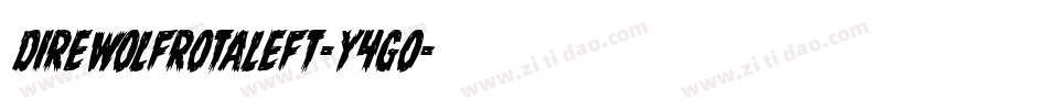 DireWolfRotaleft-Y4gO字体转换