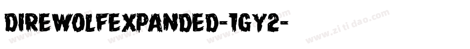 DireWolfExpanded-1gY2字体转换