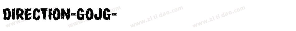 Direction-GOjg字体转换