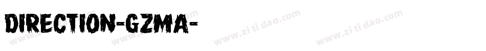 Direction-Gzma字体转换