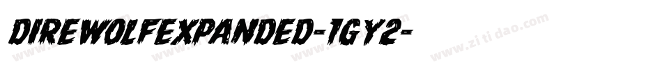 DireWolfExpanded-1gY2字体转换