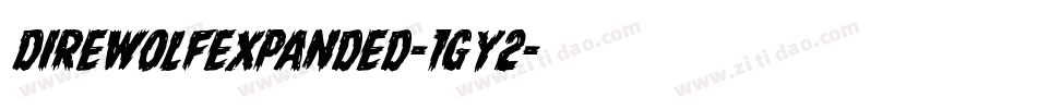 DireWolfExpanded-1gY2字体转换