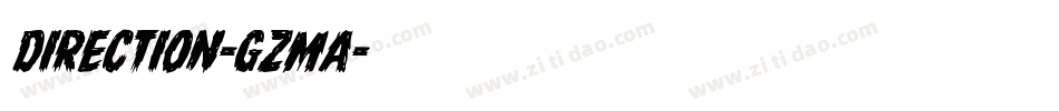Direction-Gzma字体转换