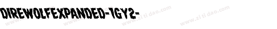DireWolfExpanded-1gY2字体转换
