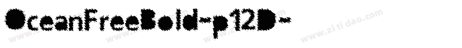 OceanFreeBold-p12D字体转换