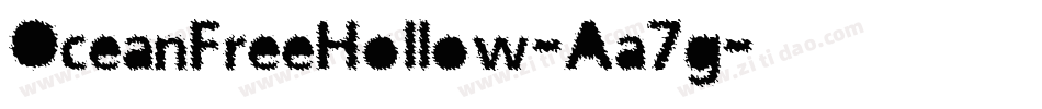 OceanFreeHollow-Aa7g字体转换