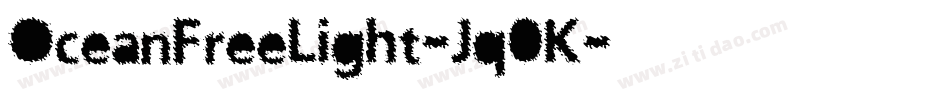 OceanFreeLight-Jq0K字体转换