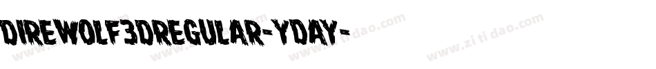 DireWolf3DRegular-ydAY字体转换