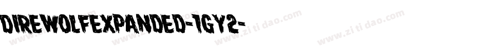 DireWolfExpanded-1gY2字体转换