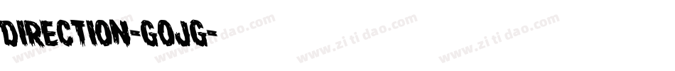 Direction-GOjg字体转换