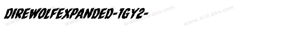 DireWolfExpanded-1gY2字体转换