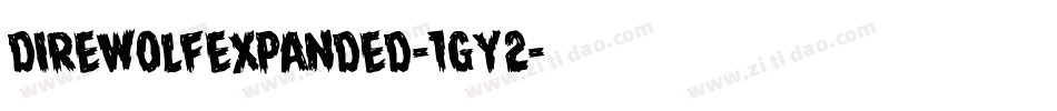 DireWolfExpanded-1gY2字体转换