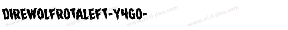 DireWolfRotaleft-Y4gO字体转换