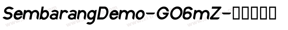 SembarangDemo-GO6mZ字体转换