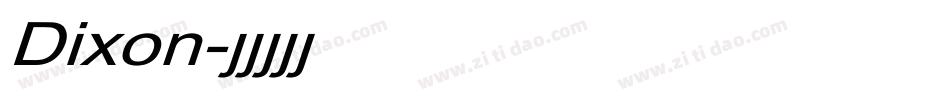 Dixon字体转换