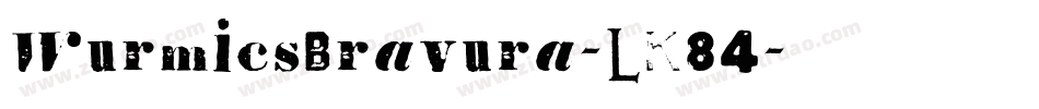 WurmicsBravura-LK84字体转换