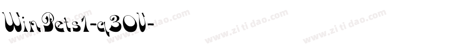 WinPets1-q30V字体转换