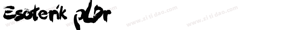 Esoterik-pLDr字体转换