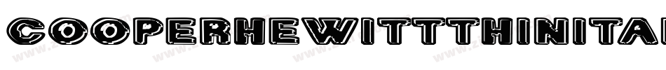CooperhewittThinitalic-02Dr字体转换