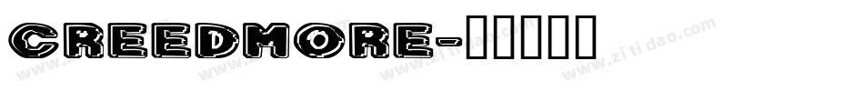 Creedmore字体转换