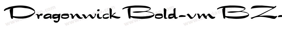 DragonwickBold-vmBZ字体转换