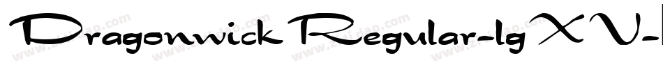 DragonwickRegular-lgXV字体转换