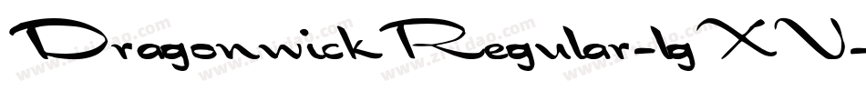 DragonwickRegular-lgXV字体转换