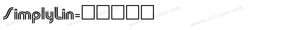SimplyLin字体转换