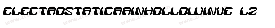 ElectroStaticRainHollowInve-LzXZ字体转换