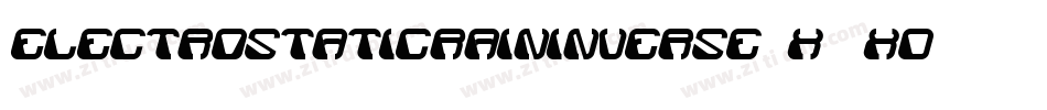 ElectroStaticRainInverse-X9xd字体转换