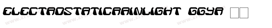 ElectroStaticRainLight-ggYR字体转换
