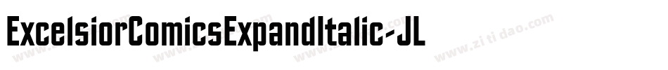 ExcelsiorComicsExpandItalic-JL5m字体转换