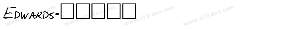Edwards字体转换