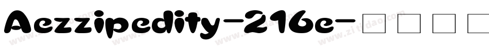 Aezzipedity-216e字体转换
